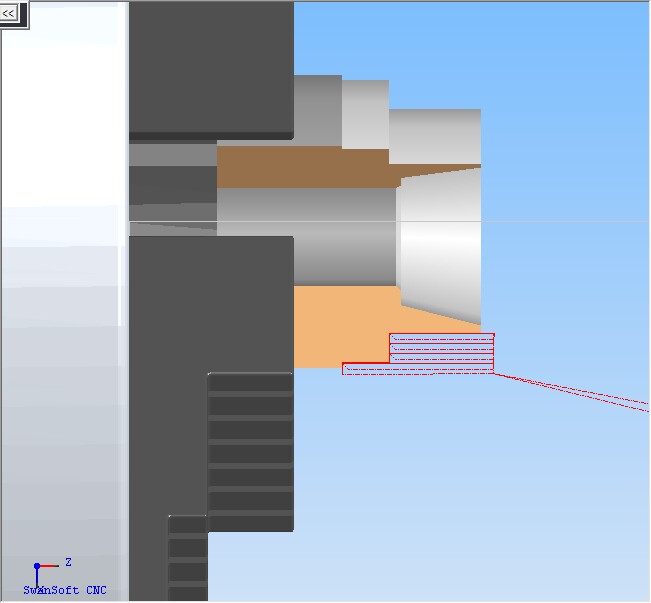 轴配合轴零件数控加工及仿真